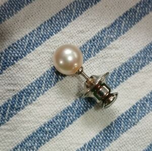 Vintage Creamy Cultured Pearl Tie Tack